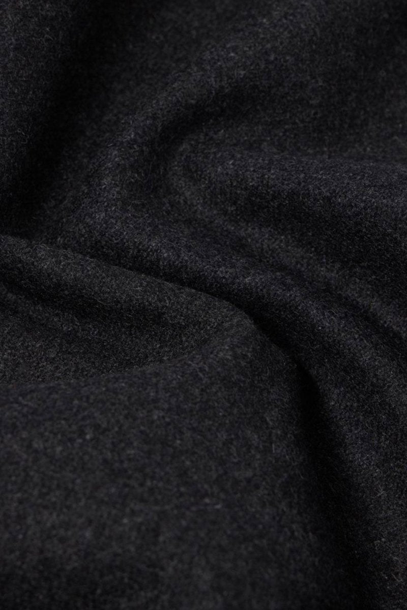 Edwin Mac Wool Coat (Dark Grey Marl) | Jackets