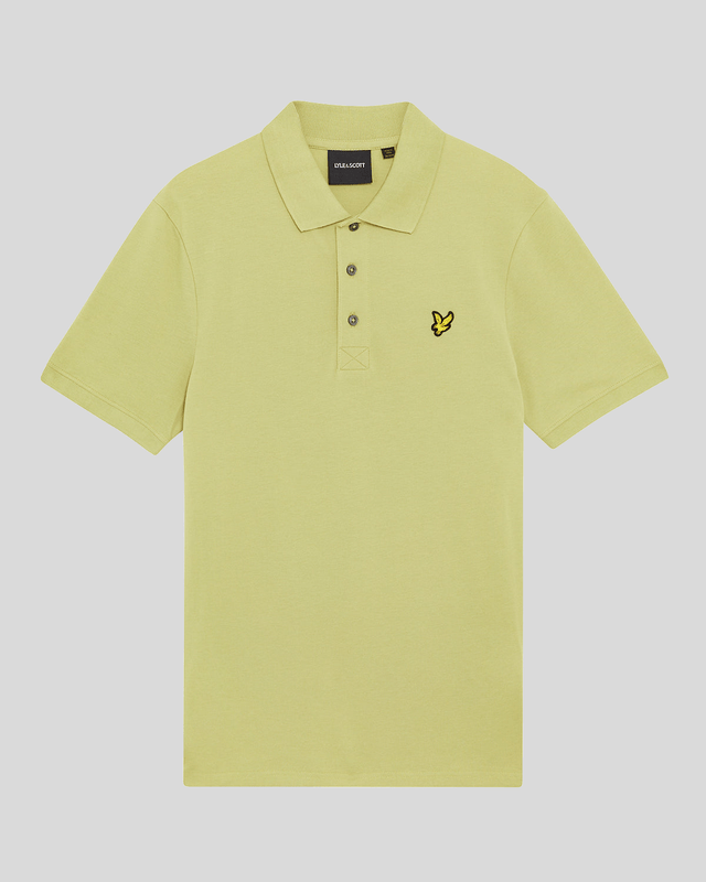 Cotton Polo Shirt-Pale Willow