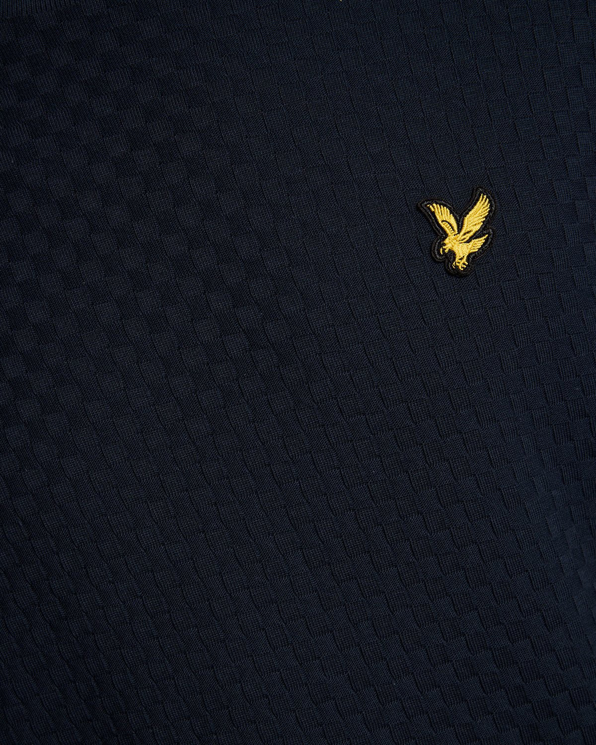 Football Jacquard T-shirt-Dark Navy