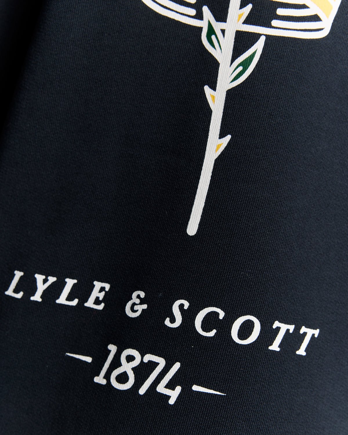 Pub Graphic Crew Neck Sweatshirt-Dark Navy